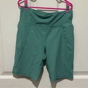 Old Navy Active Teal Go Dry Bike Shorts
